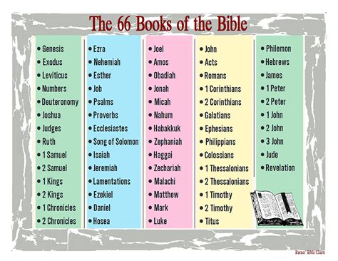 The books of the bible .